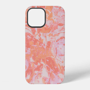 BLUE AND BLACK ABSTRACT PAINTING iPhone 12 CASE