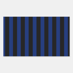 Blue and black candy stripes sticker