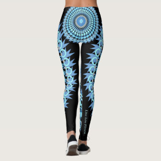 Blue and Black Eye Candy Leggings