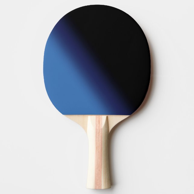 Blue and Black Gradient Ping Pong Paddle (Front)