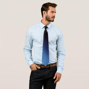 Blue and Black Gradient Tie