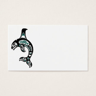 Blue and Black Haida Spirit Killer Whale