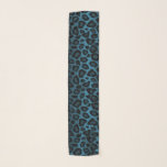 Blue and Black Leopard Print Scarf<br><div class="desc">🥇AN ORIGINAL COPYRIGHT DESIGN by Donna Siegrist ONLY AVAILABLE ON ZAZZLE! Blue and Black Leopard Print. Available in several colours. ⭐99% of my designs in my store are done in layers. This makes it easy for you to resize and move the graphics and text around so that it will fit...</div>