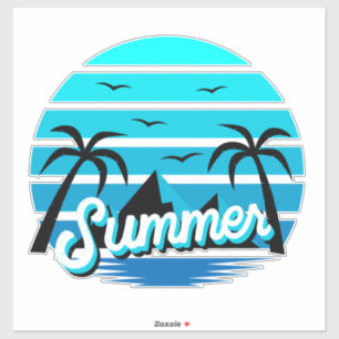 Blue And Black Modern Summer Design