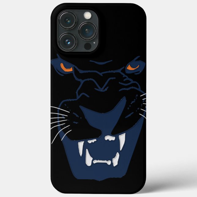 Blue and Black Panther Case-Mate iPhone Case (Back)