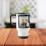 Blue And Black Plaid Best Grandpa Gift With Photo Travel Mug<br><div class="desc">This Blue and Black Plaid Best Grandpa Gift is a thoughtful and unique way to show your appreciation and love for your grandpa.The frame is made of a high-quality, blue and black plaid fabric that gives it a rustic and charming feel. The words "Best Grandpa" are embroidered onto the fabric...</div>