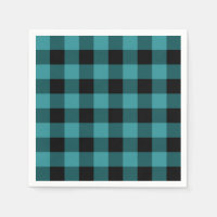 Blue and Black Plaid