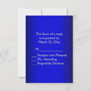 Blue and Black RSVP - Follow link for updated RSVP