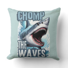 Blue and Black Shark Wavebreaker Graffiti Art