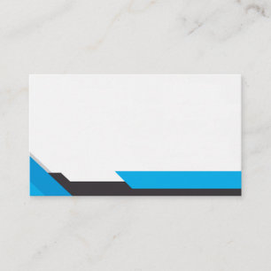 Blue and Black Square Shapes Business Card
