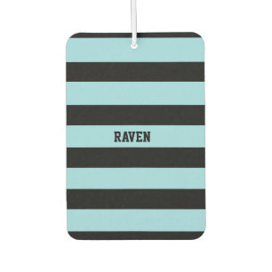blue and black stripes air freshener