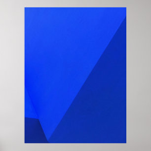 Blue and black wooden board poster