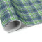 Blue and Bright Green Sporty Plaid
