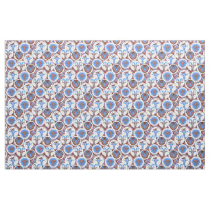 Blue and Brown Hipster Goats - GetYerGoat™ Fabric