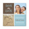 Blue and Brown Photo Save the Date Magnets