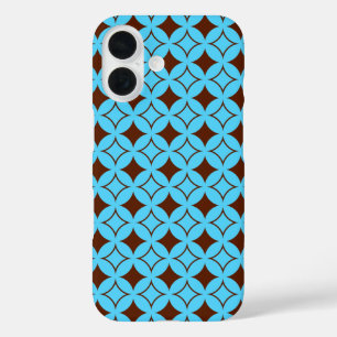 Blue and brown shippo  iPhone 16 case