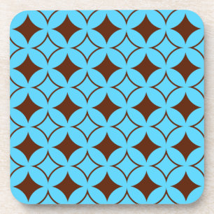 Blue and brown shippo coaster