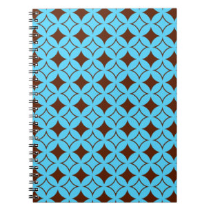 Blue and brown shippo notebook