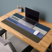 Blue and Brown Stripes Pattern