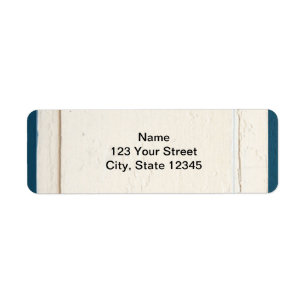 Blue and Cream Wood Panel