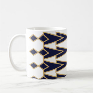 Blue and Gold Bowties  Coffee Mug