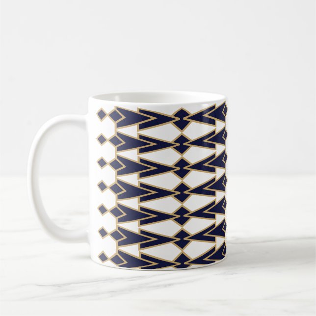 Blue and Gold Bowties  Coffee Mug (Left)