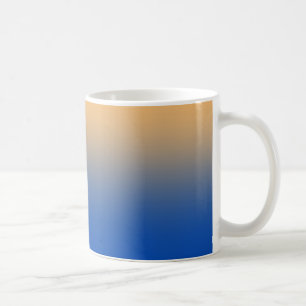 Blue and Gold Coffee Mug
