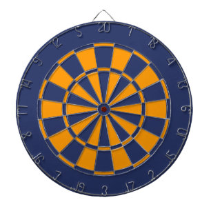 Blue and Gold Dartboard