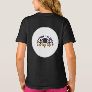 blue and gold elegant invitation T-Shirt