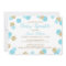 Blue and Gold Glitter Baby Sprinkle Invitations