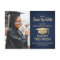 Blue and Gold Graduation Photo Save the Date