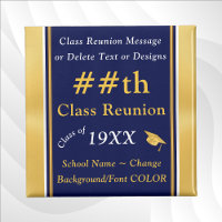 Blue and Gold, Inexpensive Class Reunion Gifts