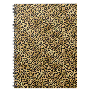 Blue and Gold Leopard Series Design 2 Notebook