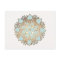 Blue and Gold Lotus Flower Postcard