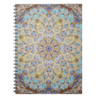 Blue and Gold Mandala Blank Journal