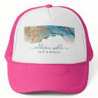 Blue And Gold Modern Art Liquid Watercolor Ink