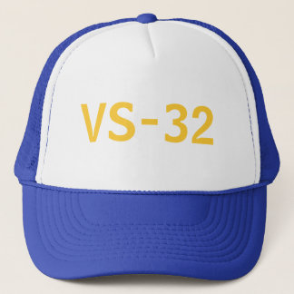 Blue and Gold Old School Trucker Hat