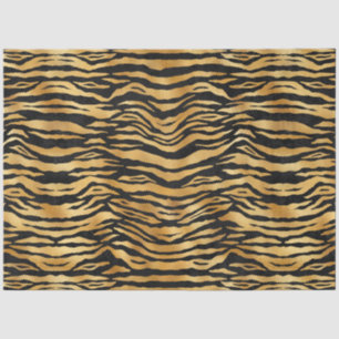 Blue and Gold Tiger Series Design 4 Tissue Paper