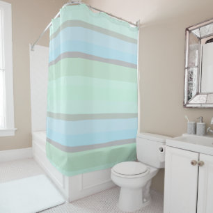 Blue and Green Abstract Stripes