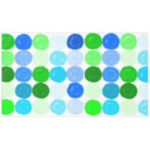 Blue and Green Bubbles Tablecloth
