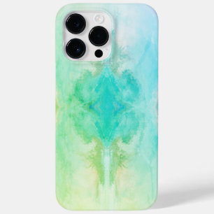 Blue and Green Clouds Abstract Art Case-Mate iPhone 14 Pro Max Case