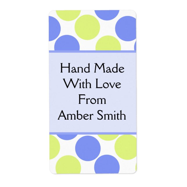 Blue And Green Dots (Front)