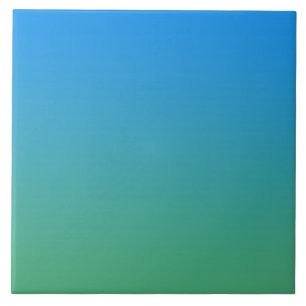 Blue And Green Gradient Tile