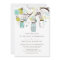 Blue and Green Hanging Mason Jars Wedding
