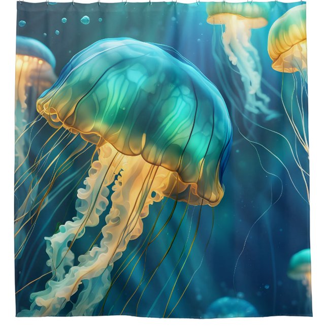 Blue and Green Jellyfish (Front)