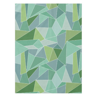 Blue and Green Sea Glass Table Cloth