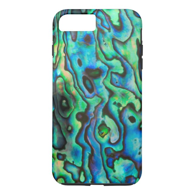 Blue and green shell design phone case (Back)