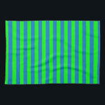 Blue and Green Stripes Design Kitchen Towel<br><div class="desc">Blue and Green horizontal Stripes lines seamless repeat Pattern Design Background Print</div>