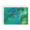Blue and Green Wedding Invitation