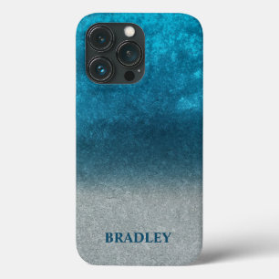 Blue And Grey Background  iPhone 13 Pro Case